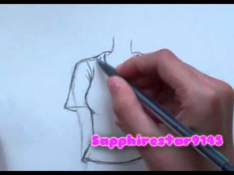 480x360 How To Draw Manga Clothing T Shirt, Pants,skirt, Dress Part 12