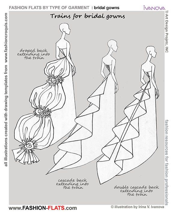 576x720 Wedding Dress With Train Fashion Design Elements