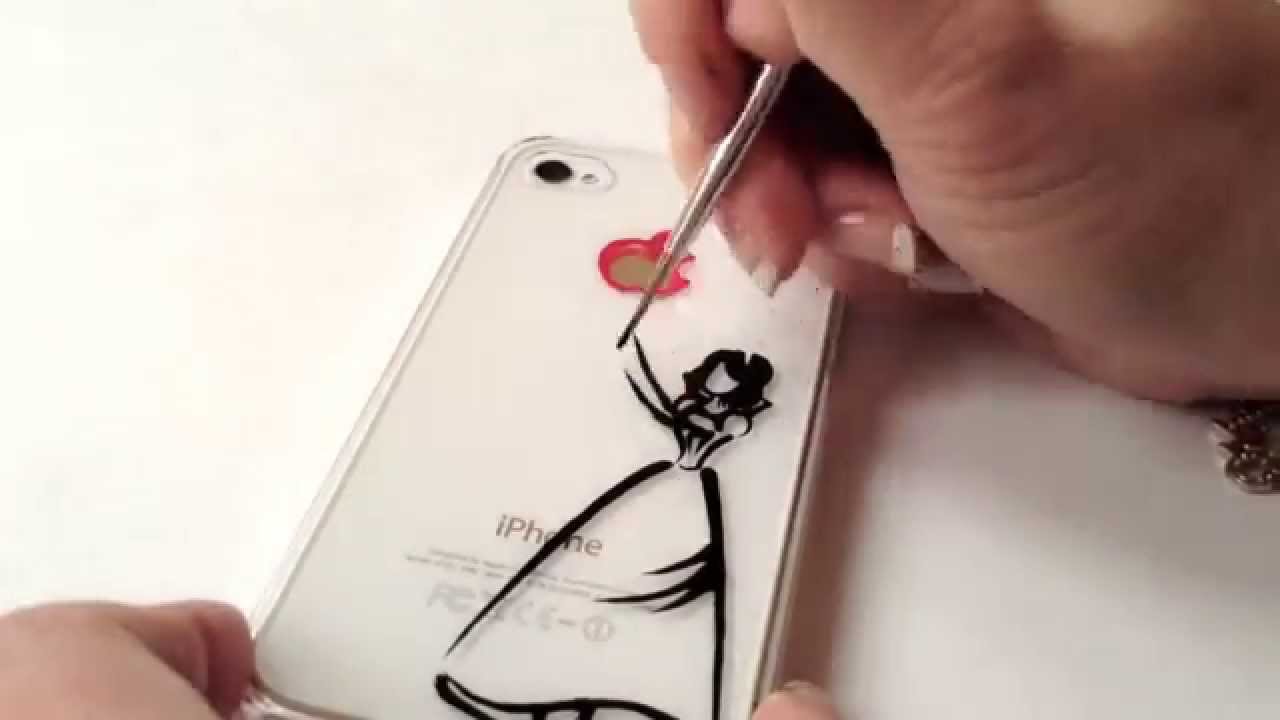 1280x720 Diy Speed Ink Drawing On Phone Case Snow White