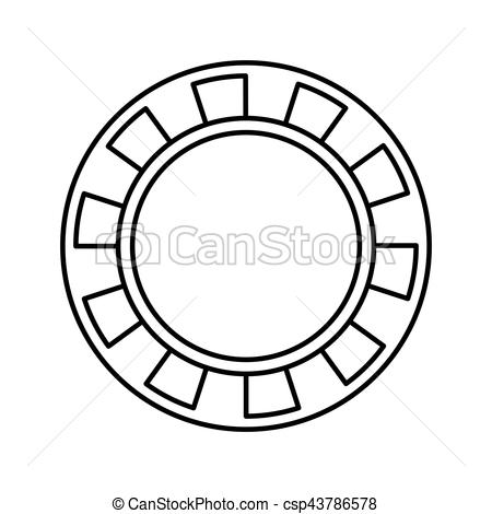 450x470 Coin Casino Isolated Icon Vector Illustration Design Vectors