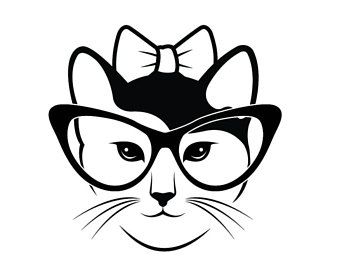 340x270 Hipster Cat Stickers Etsy