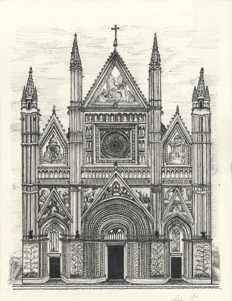 Cathedral Drawing at GetDrawings | Free download