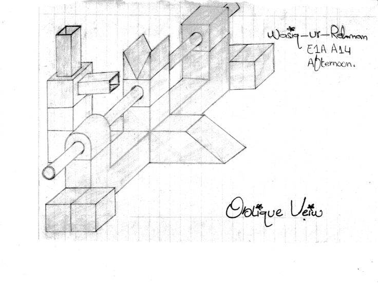 736x551 The 8 Best Oblique Drawing Images On Architecture