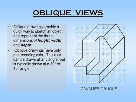 Cavalier Oblique Drawing at GetDrawings | Free download