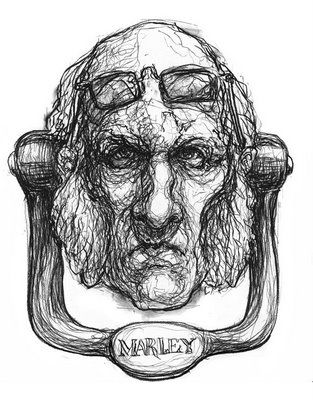 313x400 Marley's Face, With A Dismal Light About It, Like A Bad Lobster