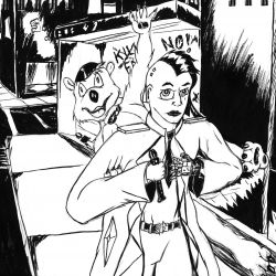 250x250 Sketch Books And Rough Drawings With Analog Pencil And Ink.