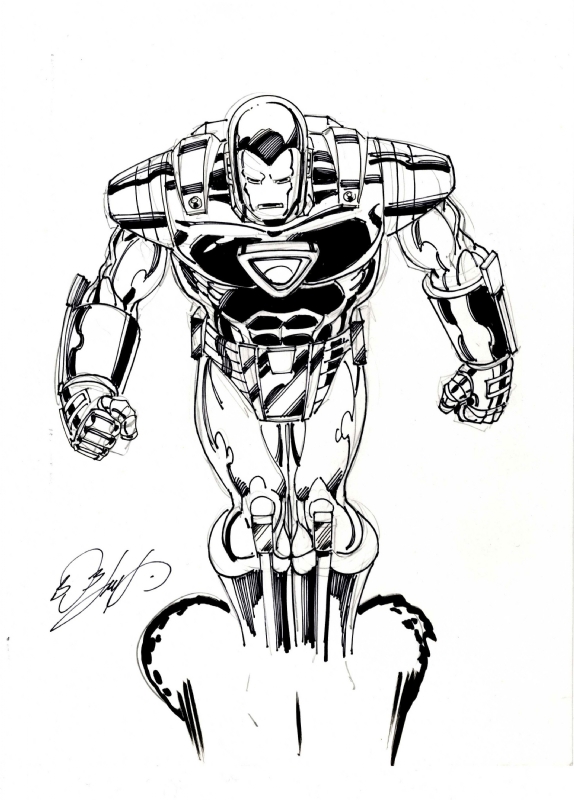 574x800 Iron Man (Silver Centurion Armor)