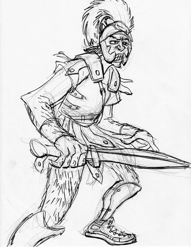 638x825 Tung's Web Log. Drawing Club Stuff Roman Centurion
