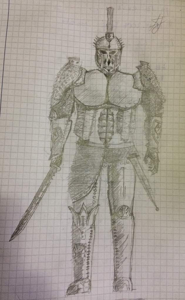 630x1024 My Drawing Of The Centurion(Geography Class) For Honor Amino