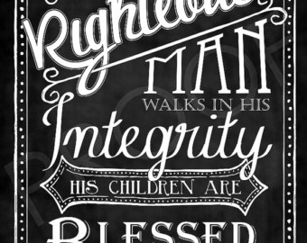 340x270 Scripture Art Proverbs 3125 Chalkboard Style