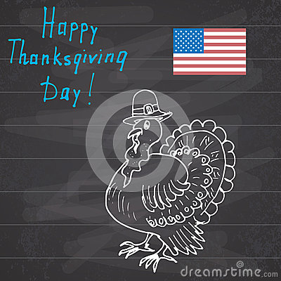 400x400 Collection Of Chalkboard Turkey Drawing High Quality, Free