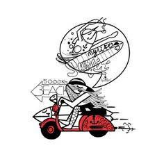 236x236 Tuna Neptune. One Of My Surf Art Drawings. My Website Offers