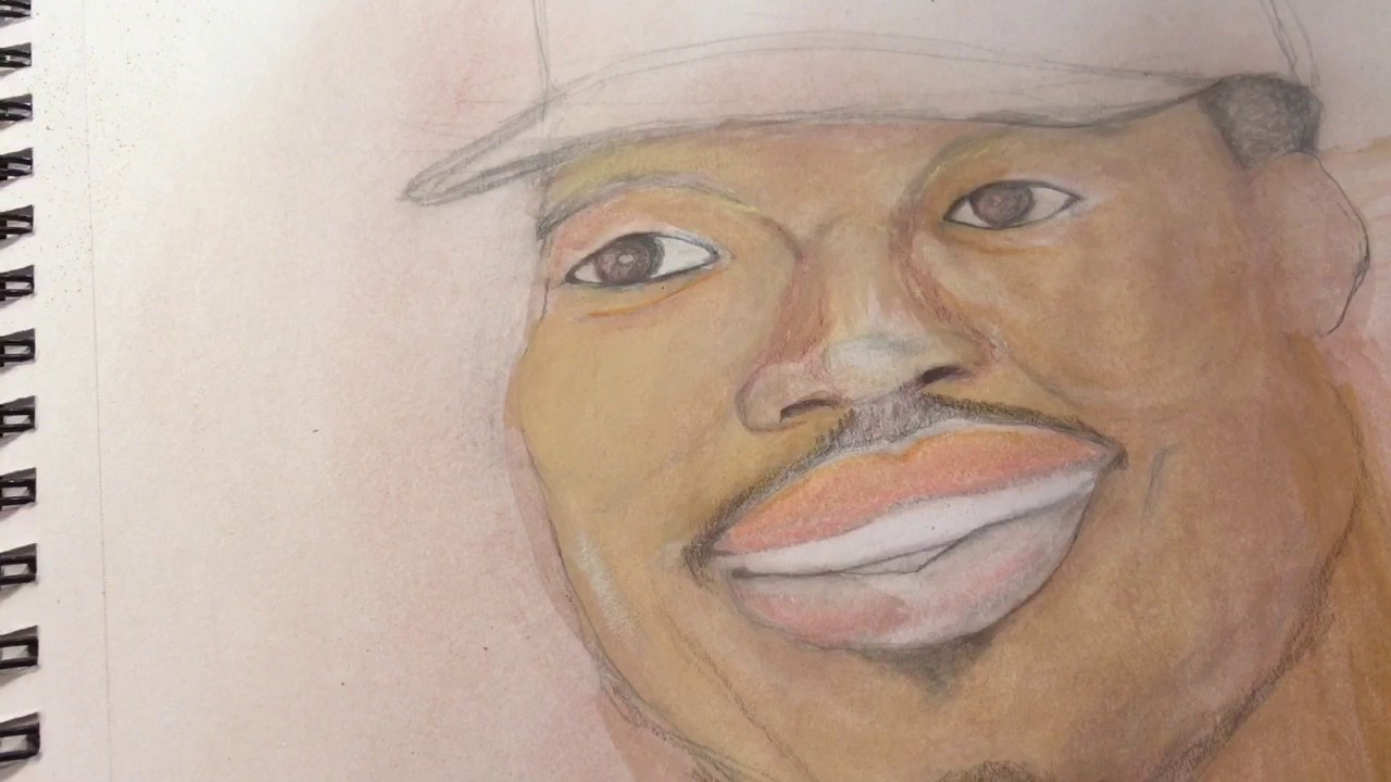 1280x720 How To Draw Chance The Rapper Mixed Media Art Illustration