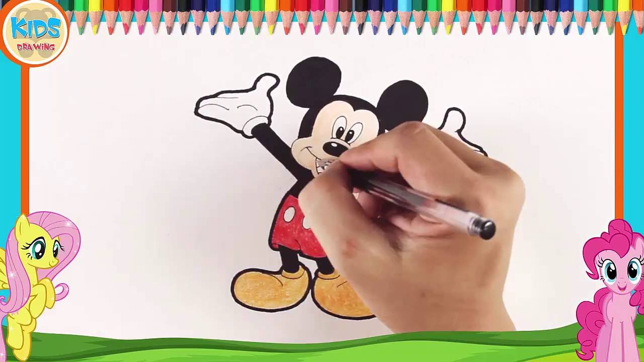1280x720 How To Draw Mickey Mouse Disney Channel Drawing Lessons For Kids