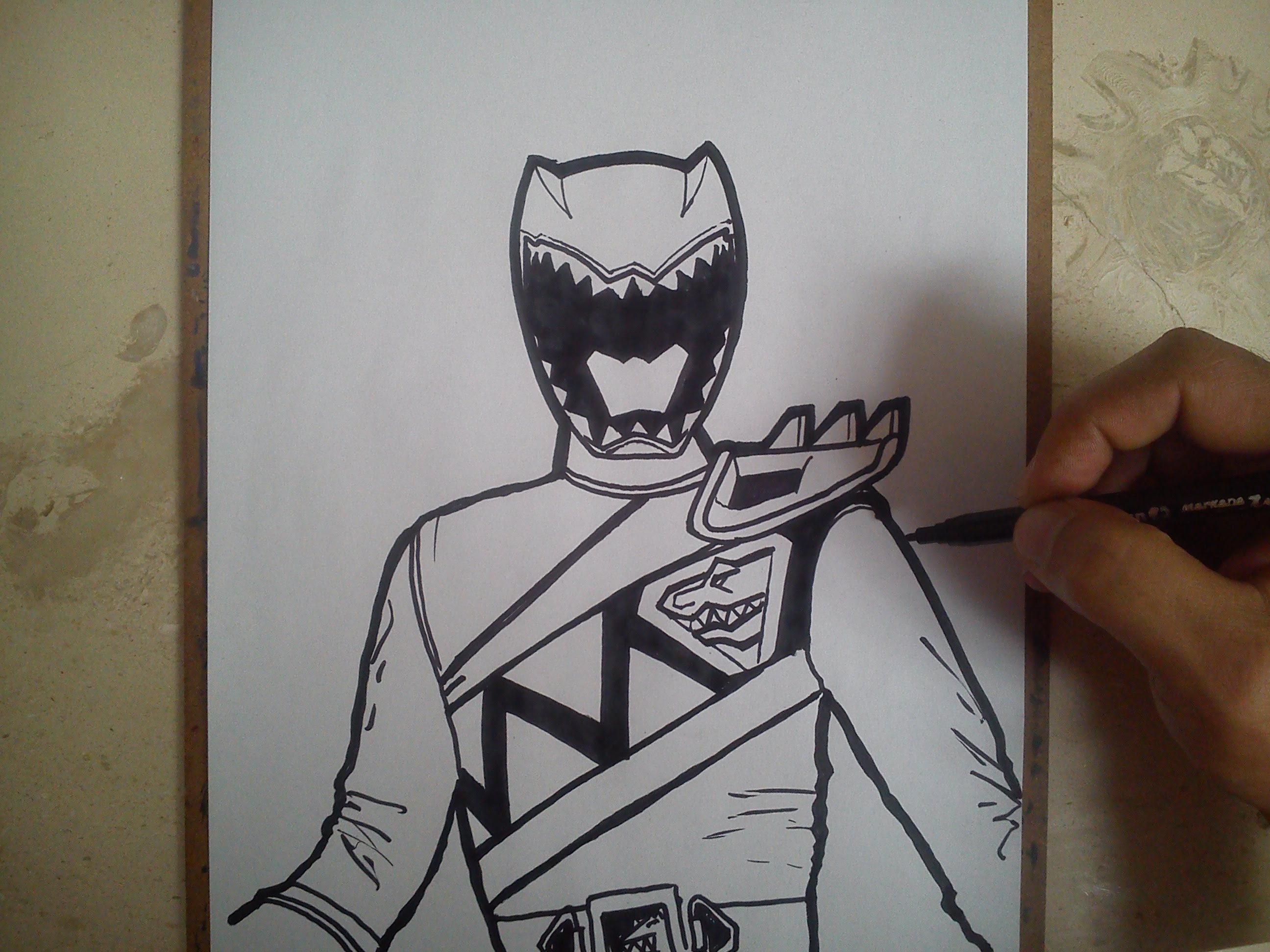 2592x1944 Como Dibujar Power Ranger Rojo