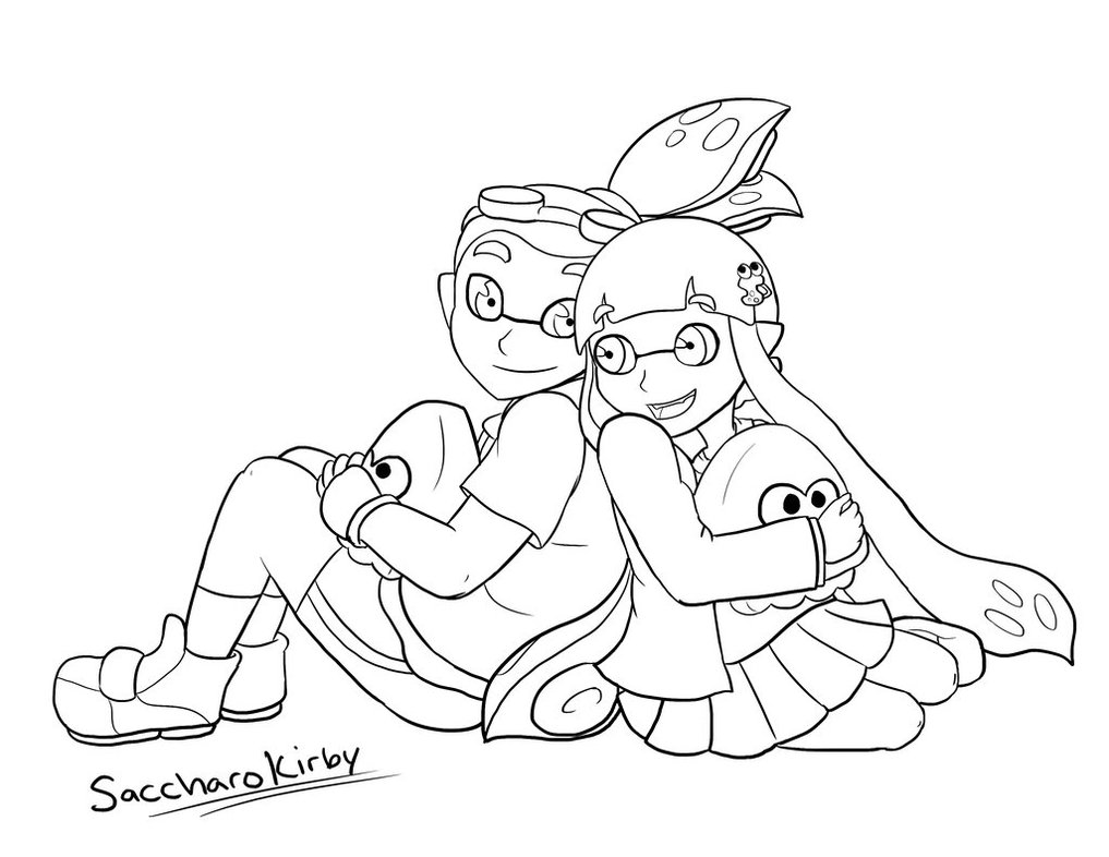 1017x786 Guild Charity Splatoon Lineart By Saccharokirby