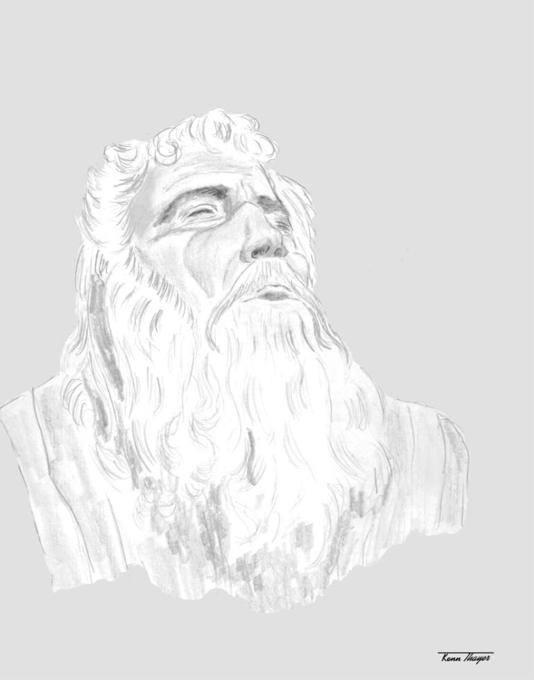 770x980 Saatchi Art Philosophy Of Life Drawing By Charles K Thayer