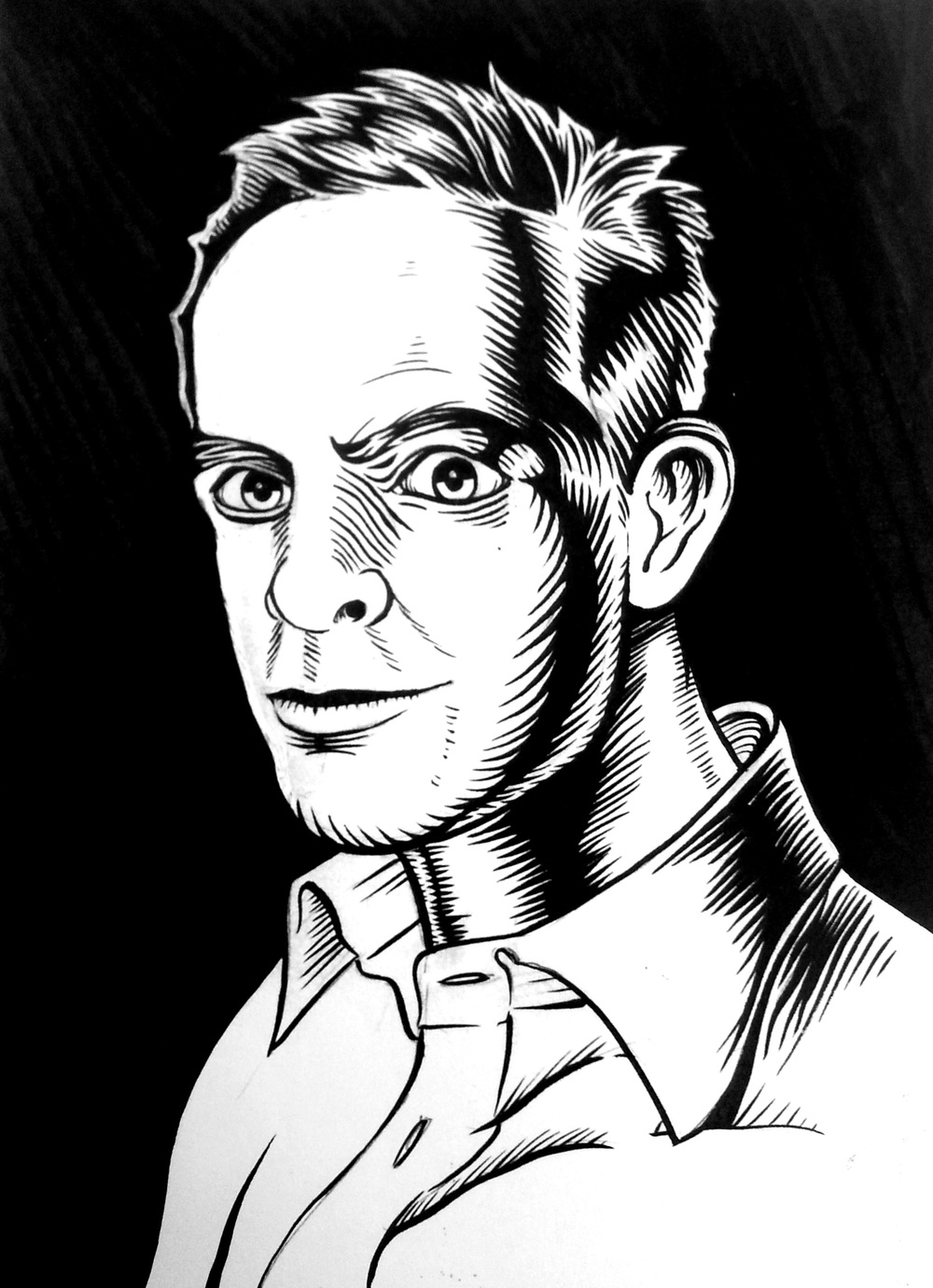 1000x1380 Trying To Ink Like Charles Burns. Ben Appleby