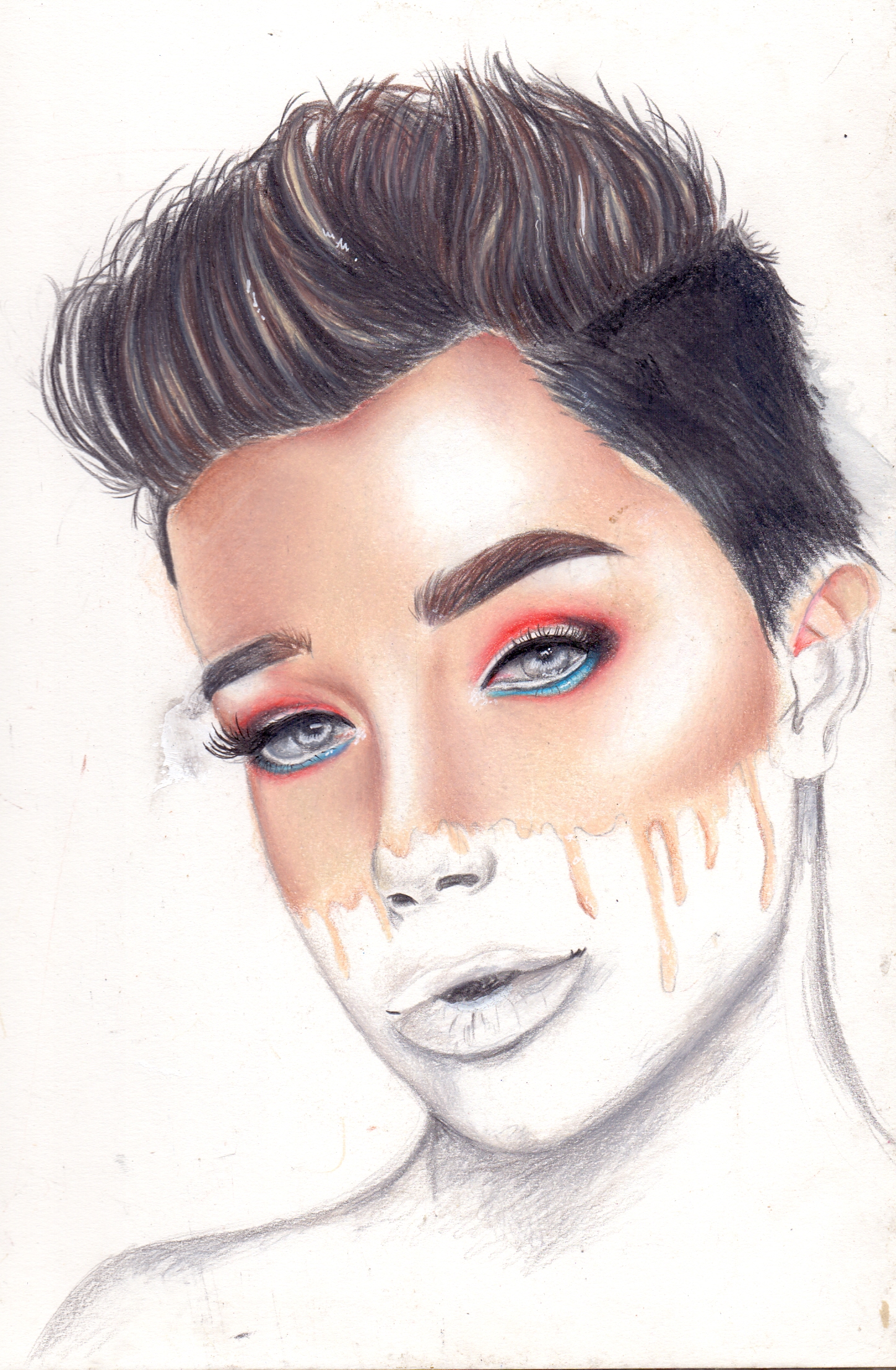 1447x2213 James Charles Drawing