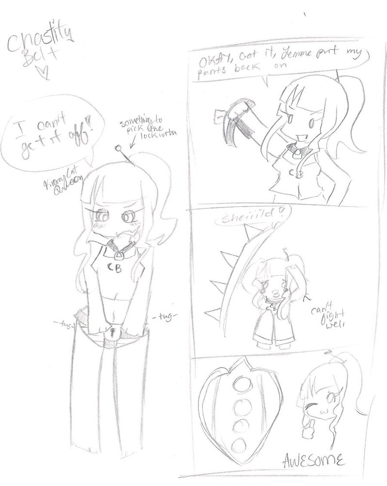 798x1002 Chastity Belt By Krazycatqueen