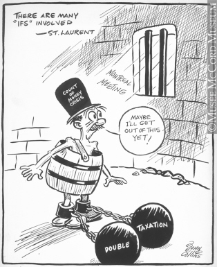 314x385 M965.199.268 Chateau D'If. Drawing, Cartoon John Collins