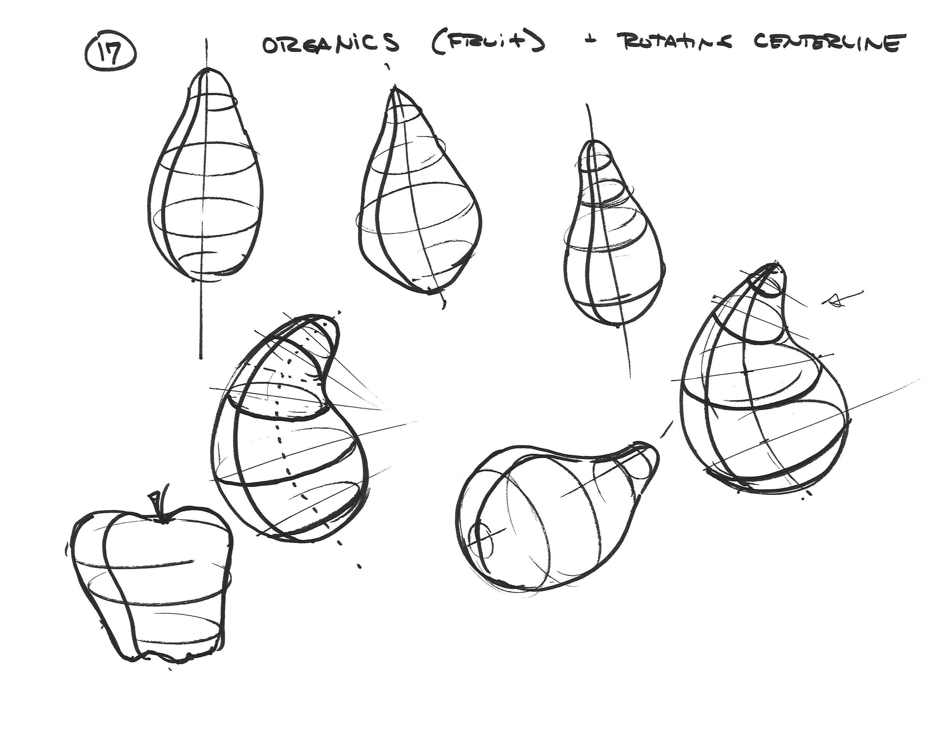 3300x2550 Luxury Organic Form Drawing