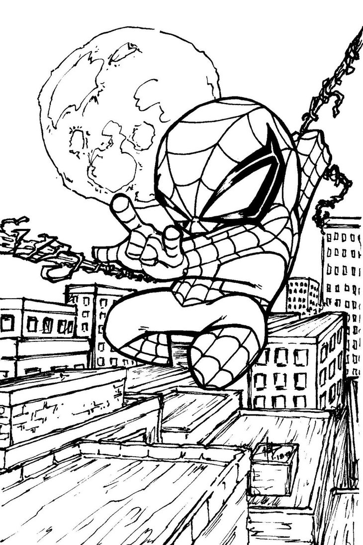 730x1095 Spider Man Chibi 2 By Creeeeeees