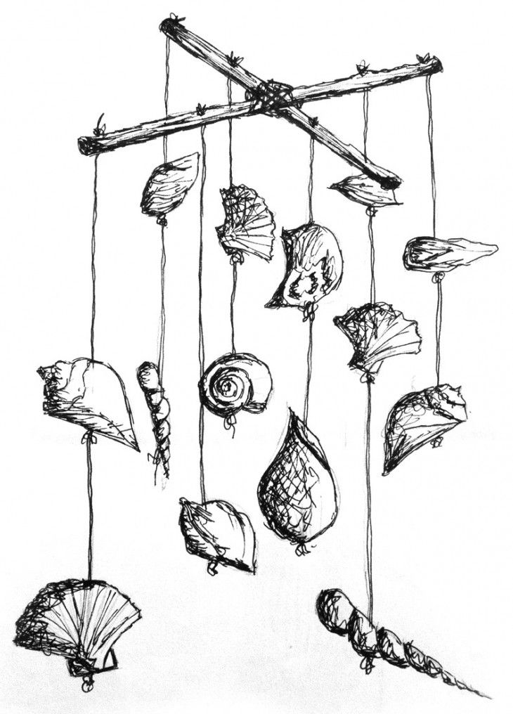 730x1016 How To Make A Seashell Wind Chime Seashell Wind