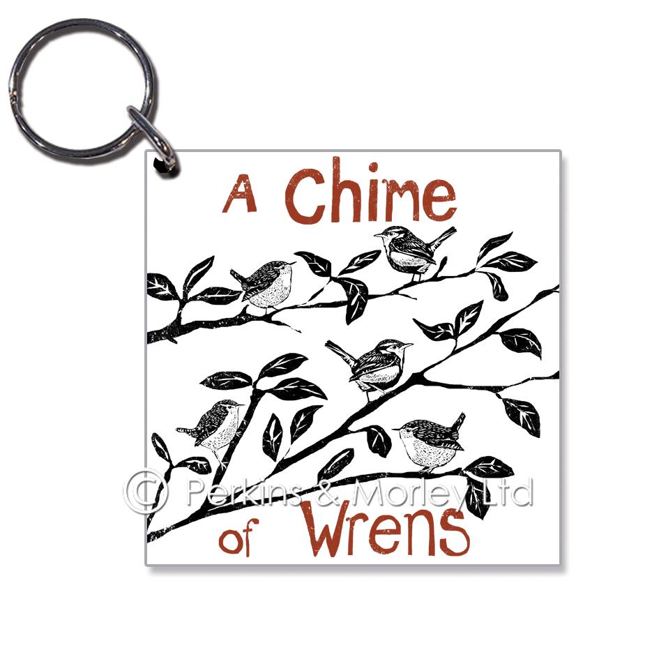 945x945 Chime Of Wrens Key Ring