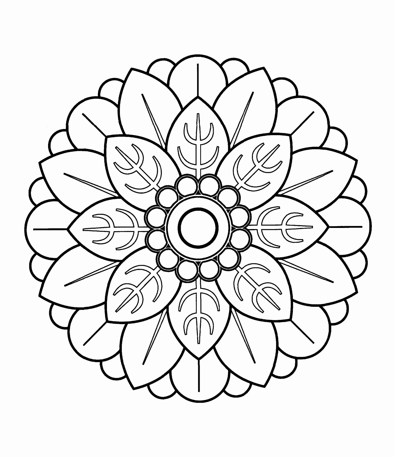 1381x1600 Easy Mandala Coloring Pages Awesome Mandalas Para Pintar Mandala