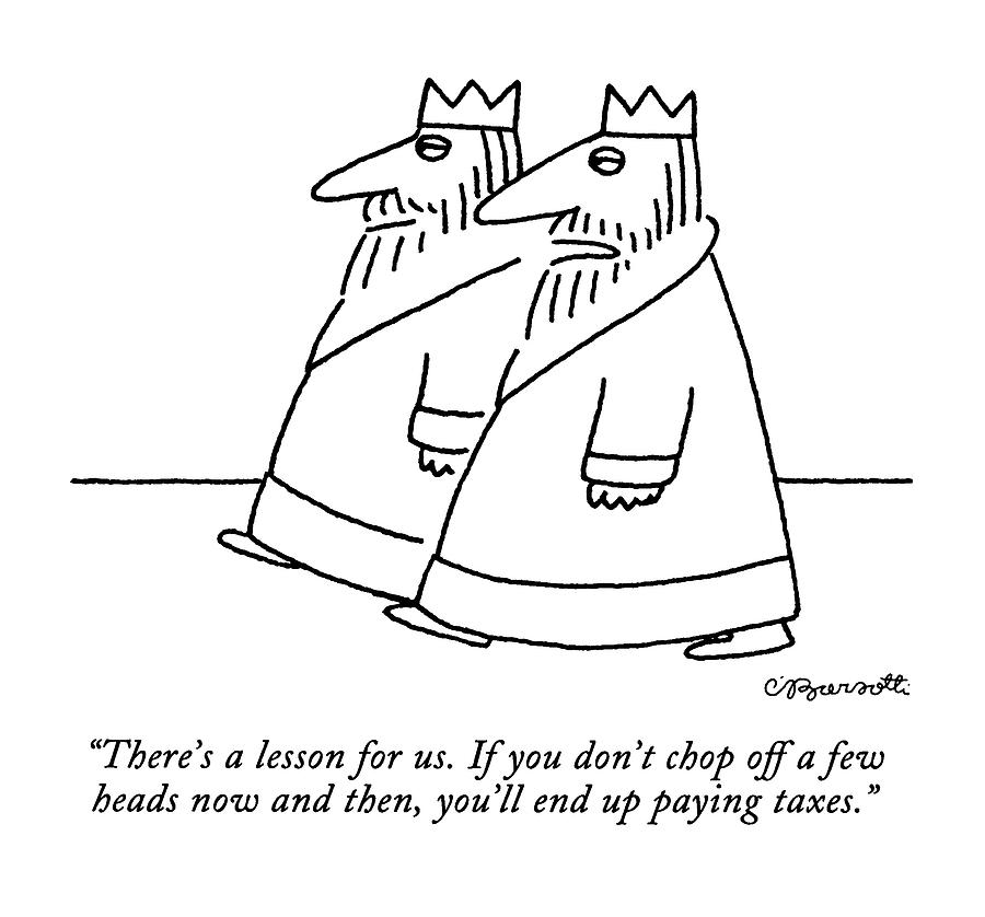 900x838 There's A Lesson For Us. If You Don'T Chop By Charles Barsotti
