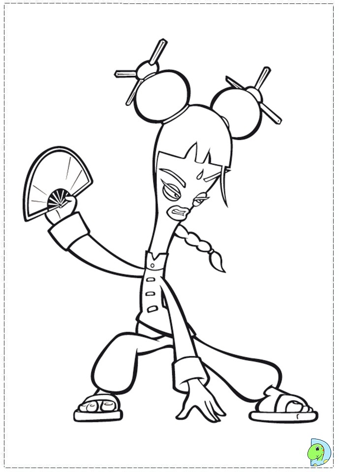 691x960 Chop Socky Chooks Printable Coloring Page