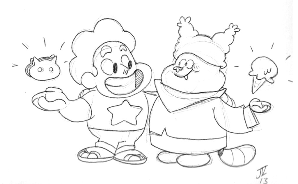 1024x634 Steven Universe And Chowder By Rivrav