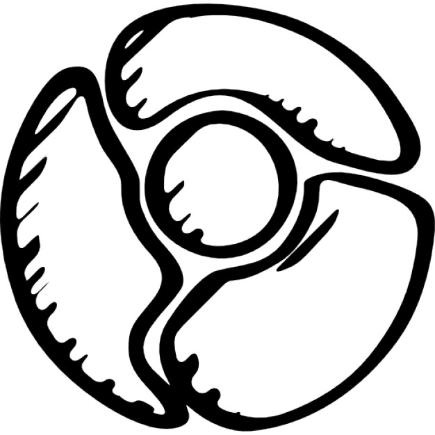 626x626 Google Chrome Sketched Logo Variant Icons Free Download