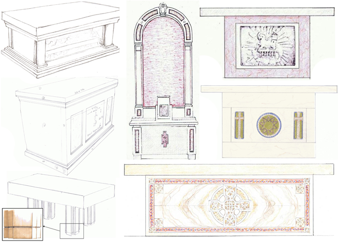 700x500 Collection Of Church Altar Drawing High Quality, Free