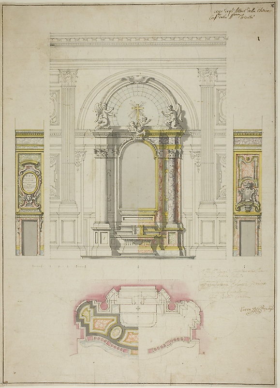 579x800 Design For An Altar In The Church The Confraternity