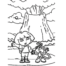 230x230 Top 10 Free Printable Volcano Coloring Pages Online