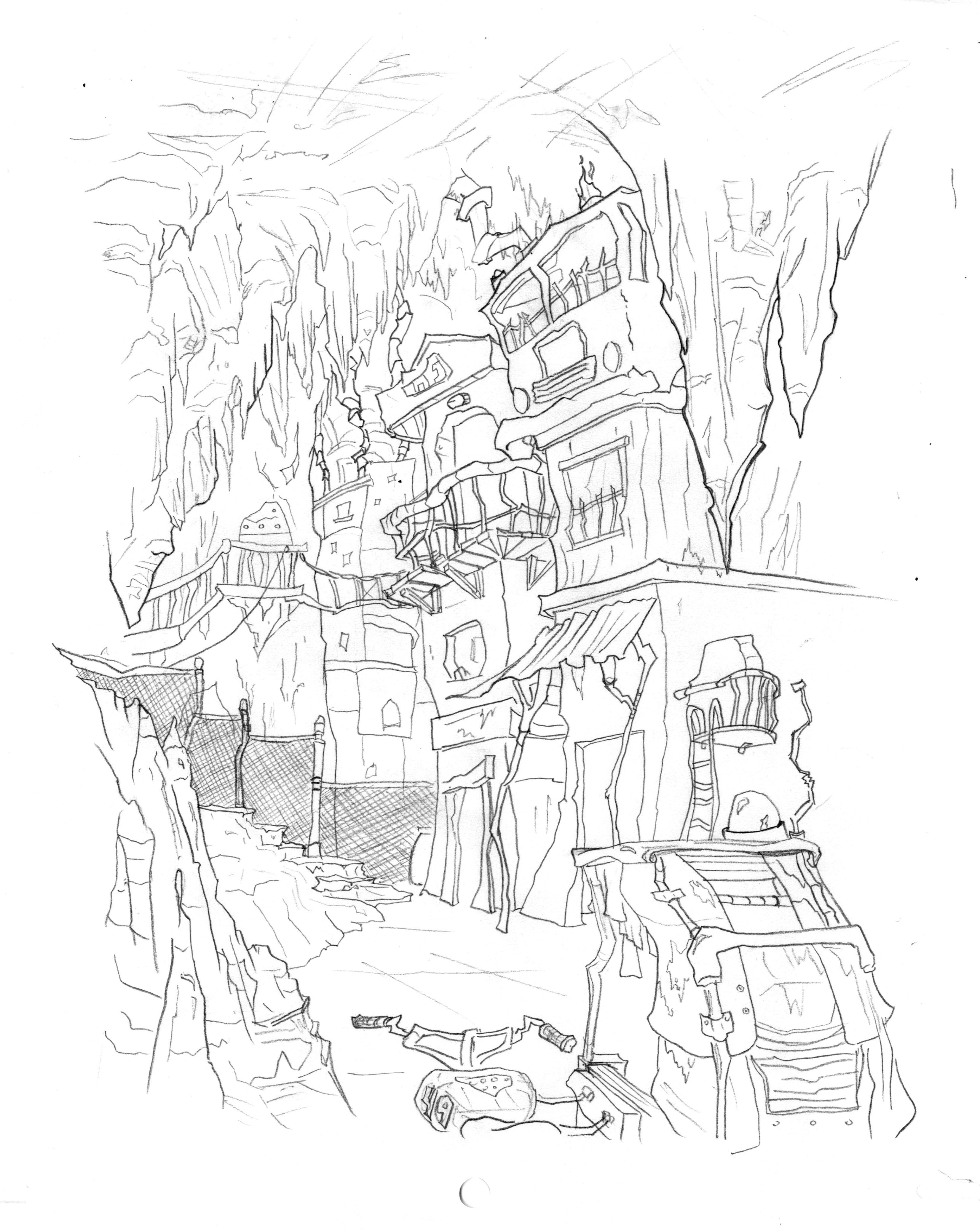 3306x4154 Underground City Layout.