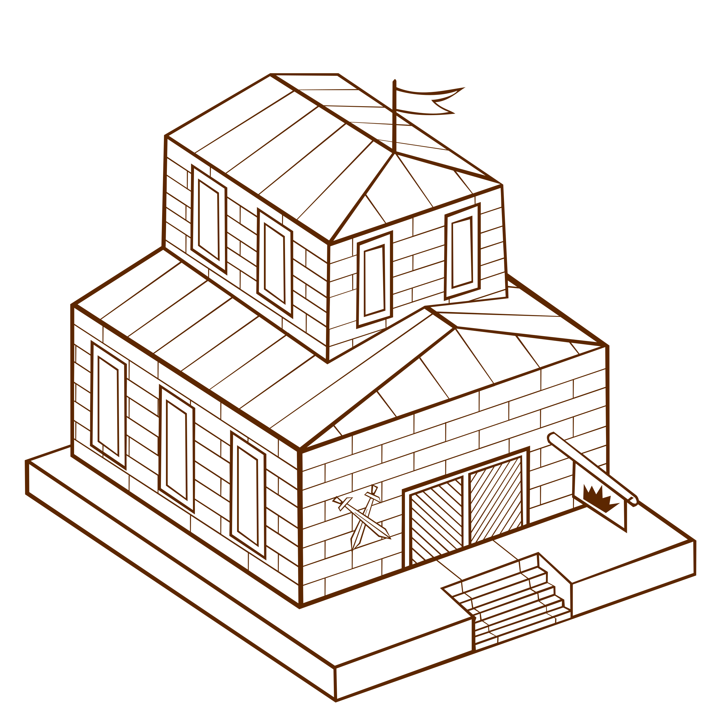 2400x2400 Winsome Design Town Hall Clipart Municipal 8 Station