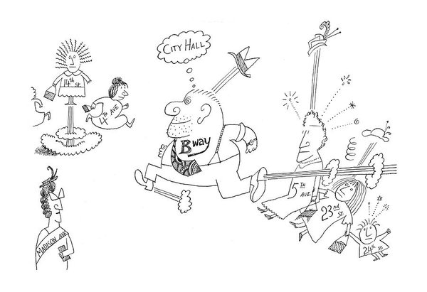 600x411 City Hall Park Drawings Fine Art America