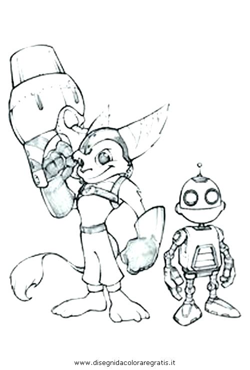 500x738 Ratchet Clank Coloring Pages Printable Coloring Books