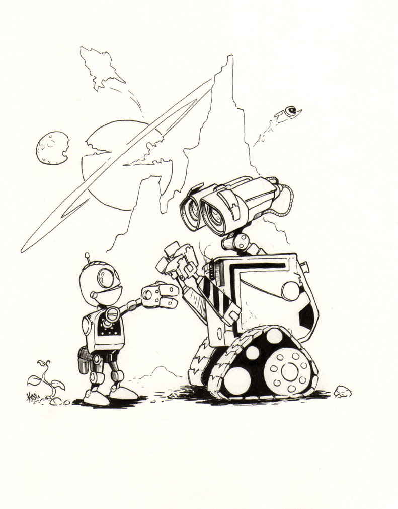 791x1010 Wall E And Clank By Lawbringer Vypr