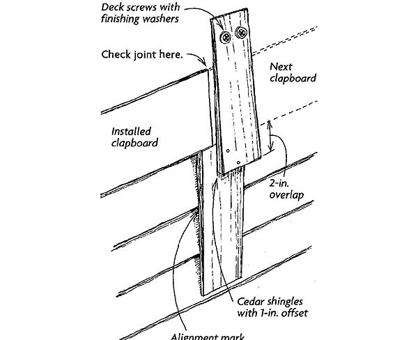 600x488 Solo Clapboard Hanging