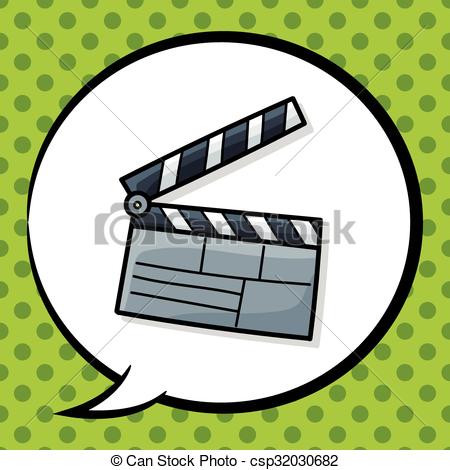 450x470 Clapboard Doodle Vector