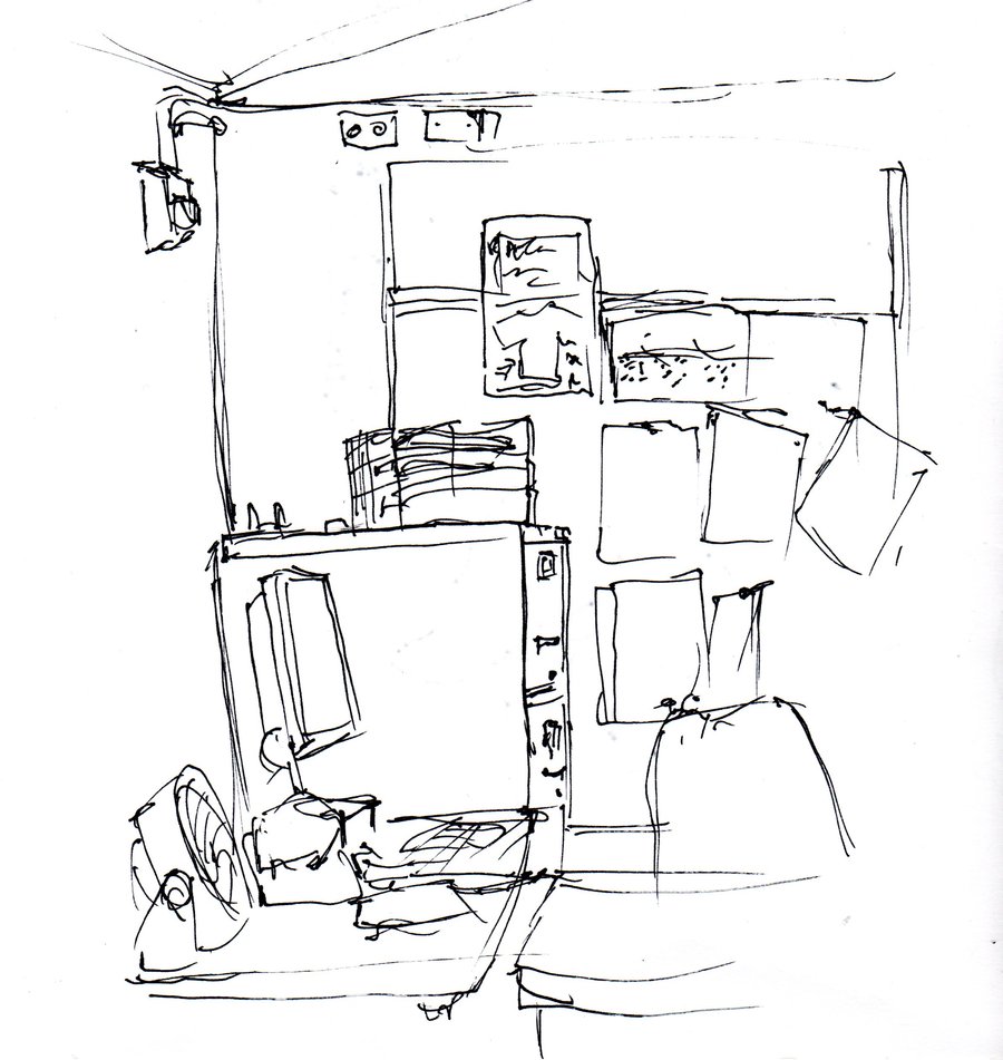 900x951 Classroom Sketch By Rozner