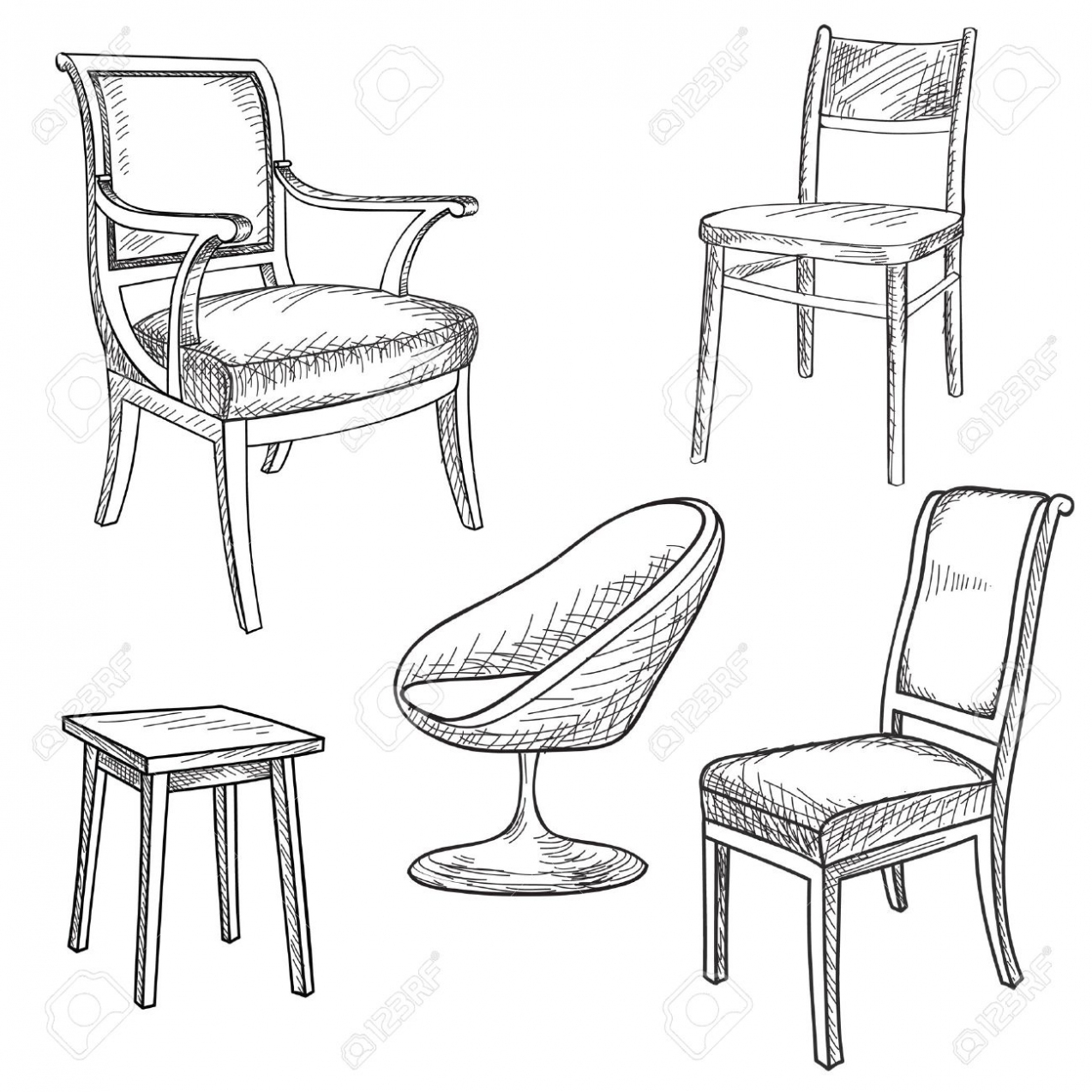 1274x1274 Drawn Chair Classroom