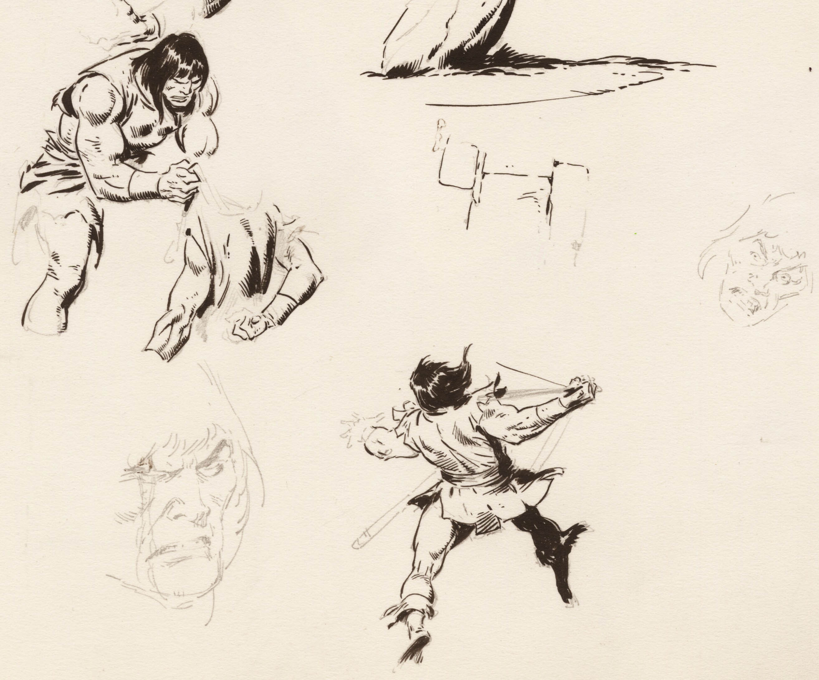 2628x2184 Conan The Barbarian John Buscema The Lost Drawings . Click
