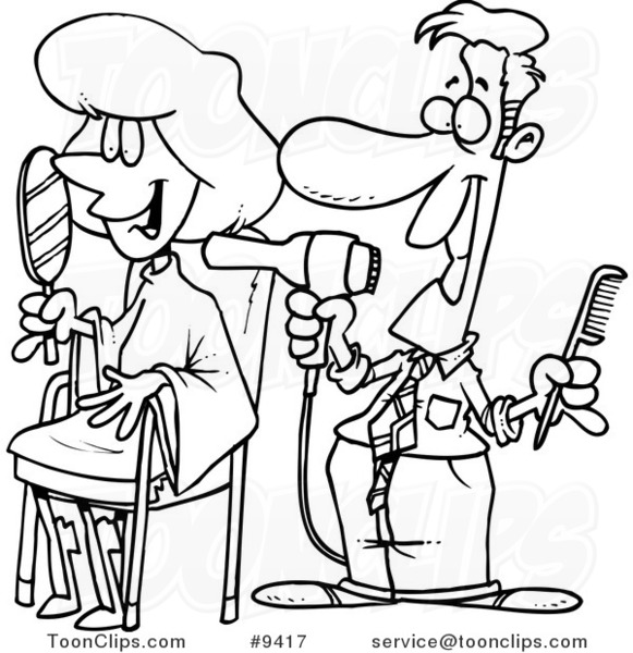 581x600 Cartoon Black And White Line Drawing Of A Guy Working On A Female