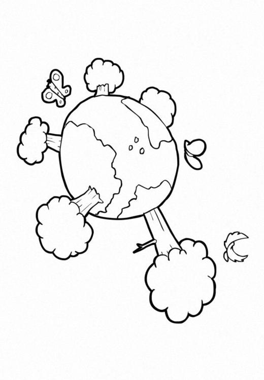 520x750 Coloring Page Nature