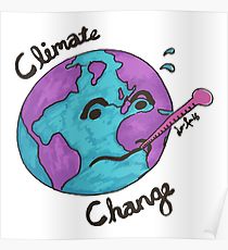 210x230 Climate Change Drawing Posters Redbubble